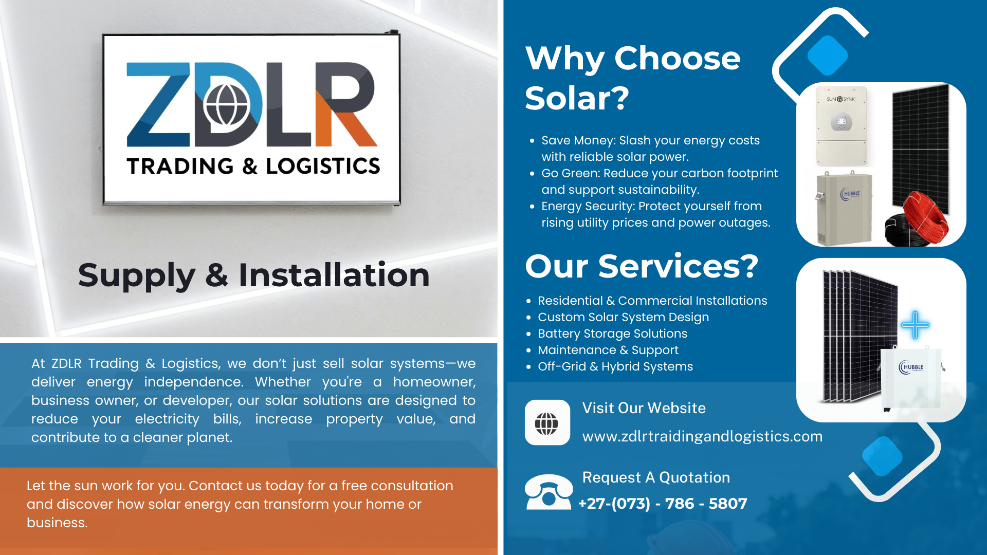 ZDLR Traiding & Logistics